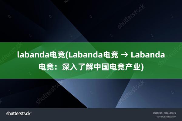 labanda电竞(Labanda电竞 → Labanda电竞：深入了解中国电竞产业)