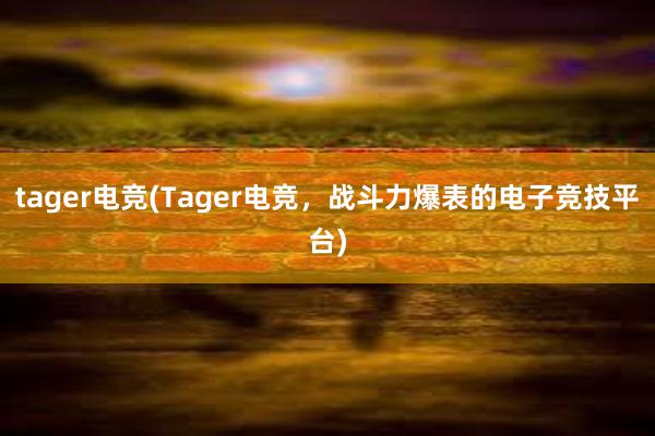 tager电竞(Tager电竞，战斗力爆表的电子竞技平台)