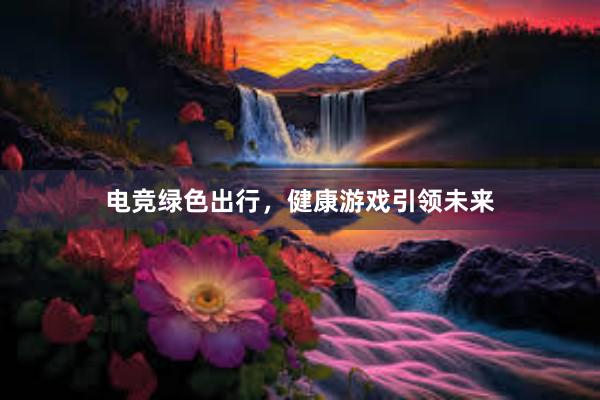 电竞绿色出行，健康游戏引领未来